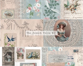 The French Villa Kit | Junk Journal Printable