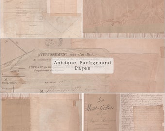 Antique Background Pages | Junk Journal Printable