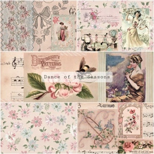 Dance Of The Seasons Kit | Junk Journal Printable