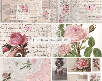 The Rose Garden Kit | Junk Journal Printable