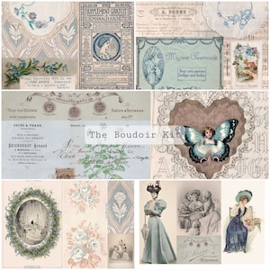 Das Boudoir-Kit | Junk-Journal zum Ausdrucken