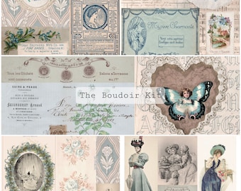 The Boudoir Kit | Junk Journal Printable