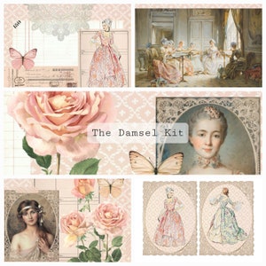 The Damsel Kit | Junk Journal Printable