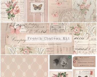 French Chateau Kit | Junk Journal Printable