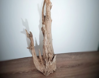 Pieza extra grande de madera a la deriva 114 cm / Tocón de madera a la deriva único / Pieza larga de madera a la deriva / Suministros de artesanía de madera a la deriva / Madera a la deriva grande