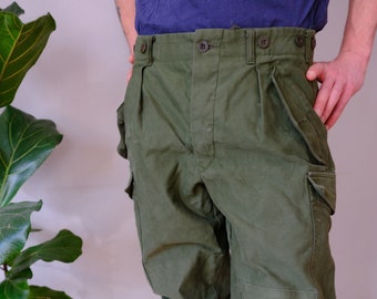 Swedish Army Pants//Cargo//1973//Vintage