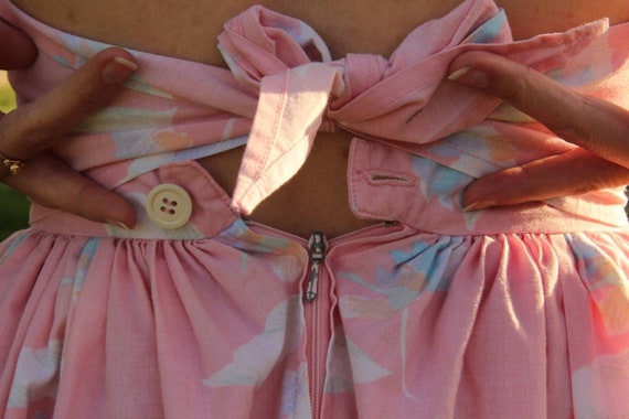 Summer dress - Baby Pink and Baby Blue colors - image 10