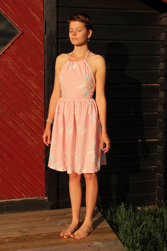 Summer dress - Baby Pink and Baby Blue colors - image 6