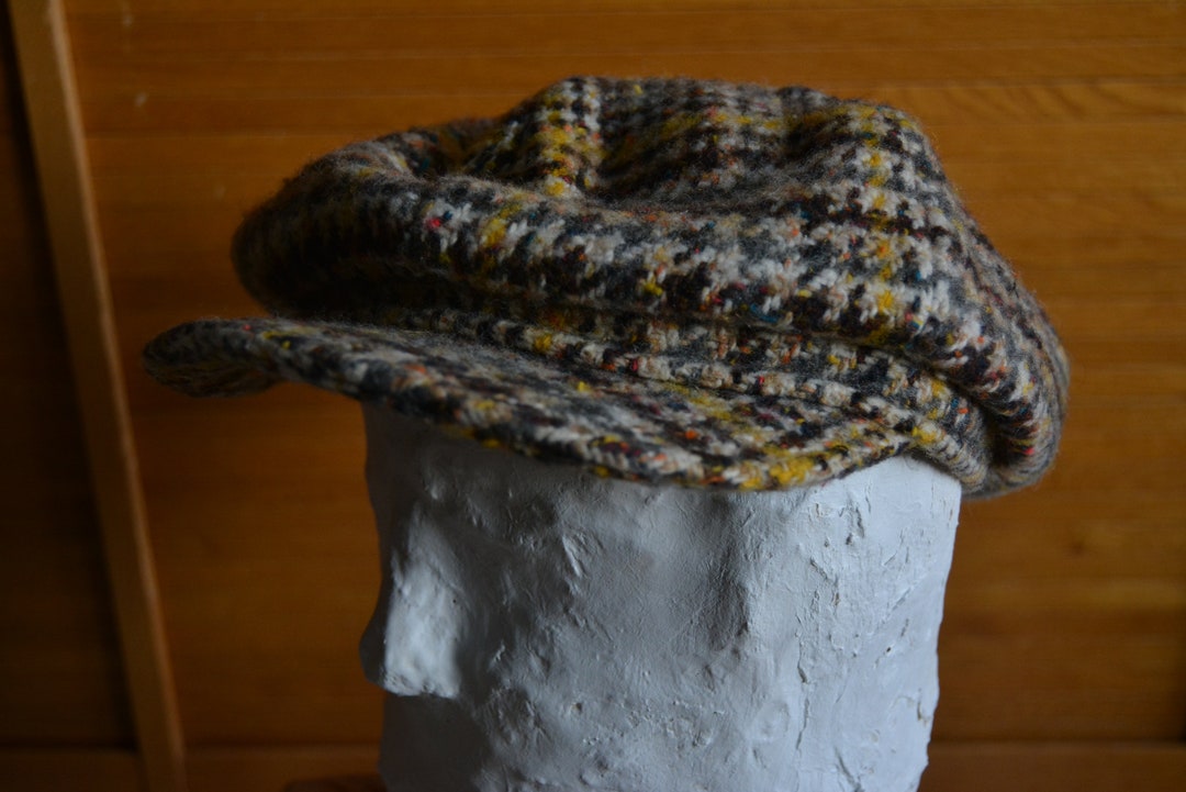 Swedish Beret Houndstooth Multi Colored - Etsy