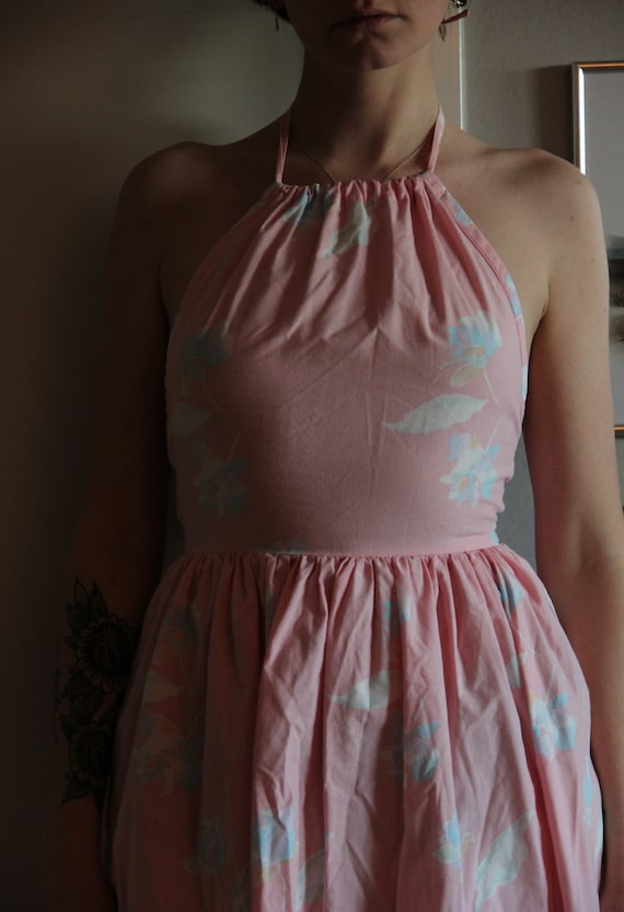 Summer dress - Baby Pink and Baby Blue colors - image 4