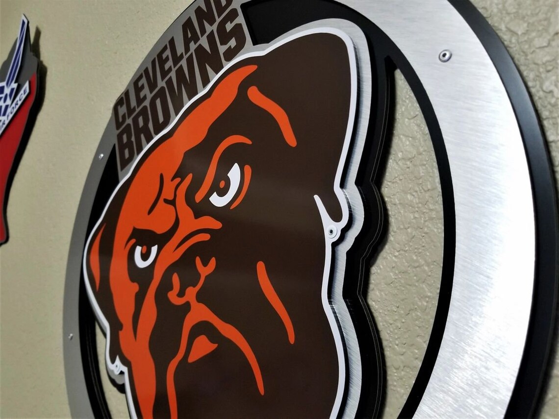 Cleveland Browns Dawg Pound Wall Décor Etsy