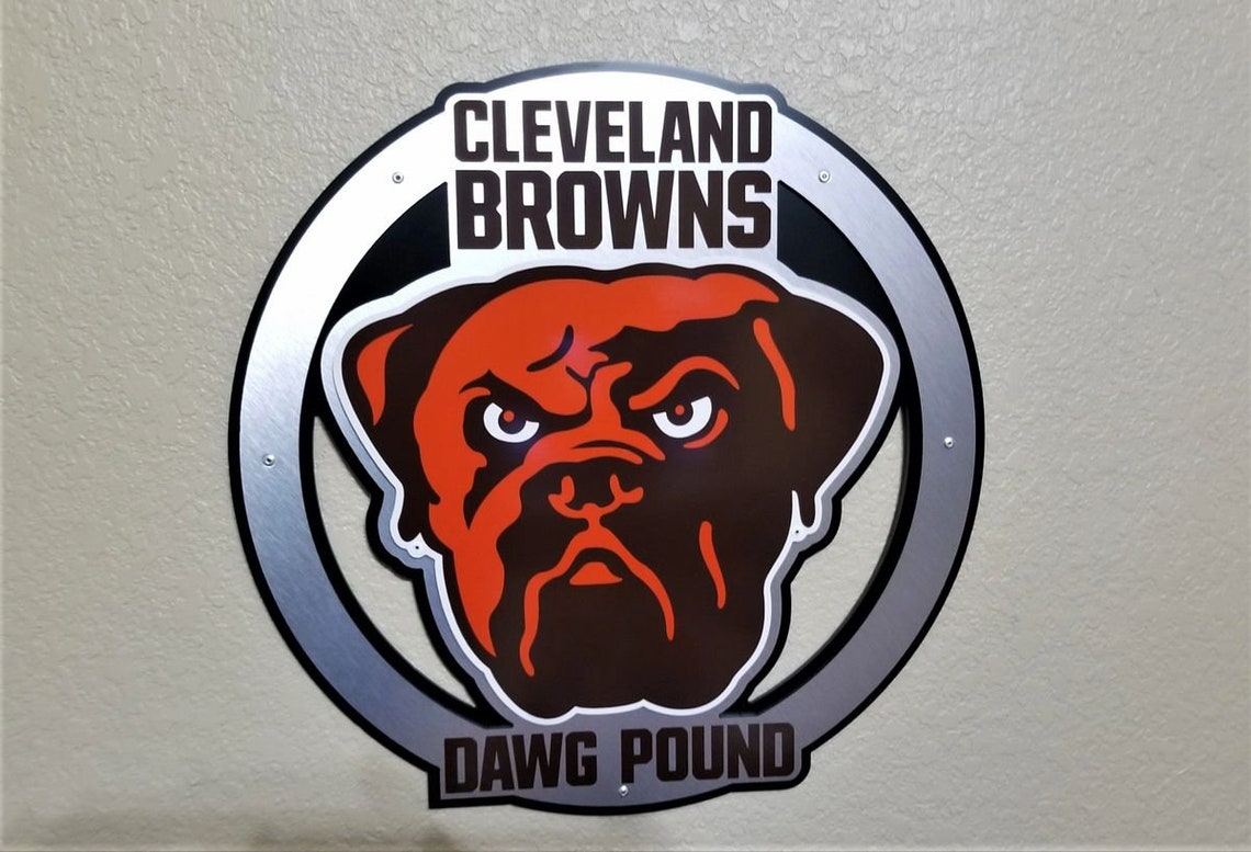 Cleveland Browns Dawg Pound Wall Décor Etsy
