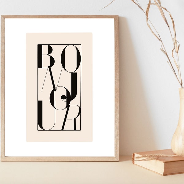 French Word Art Etsy