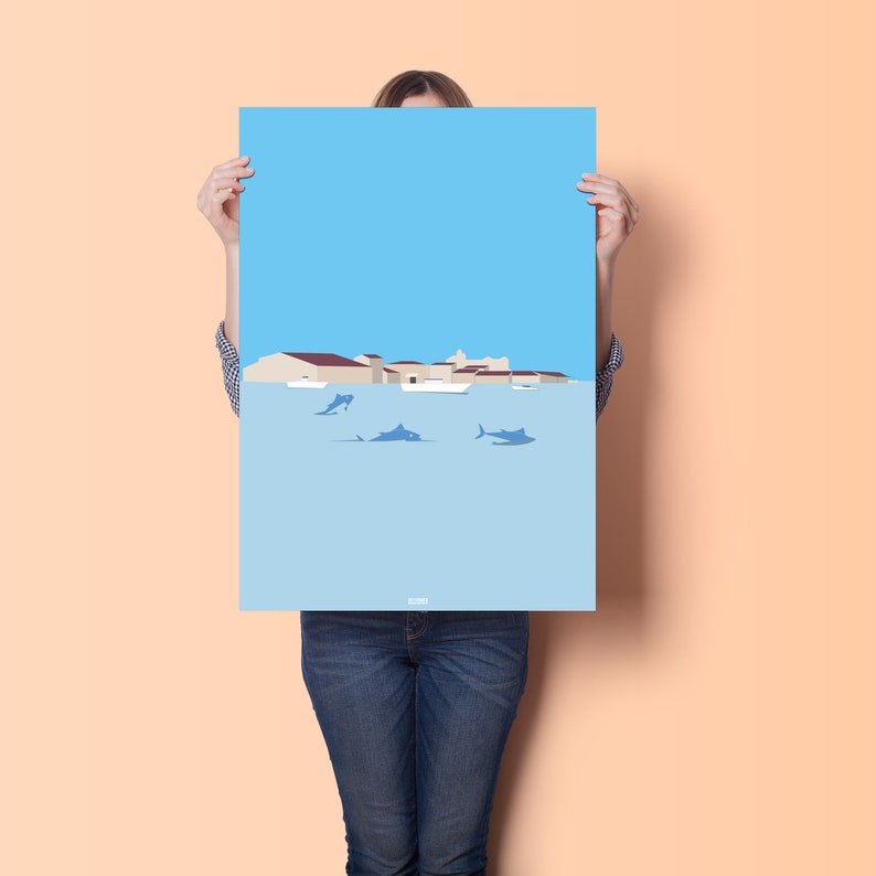 Art Print Old Tuna Factory Marzamemi Sicily