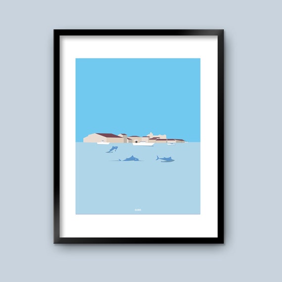 Art Print Old Tuna Factory Marzamemi Sicily