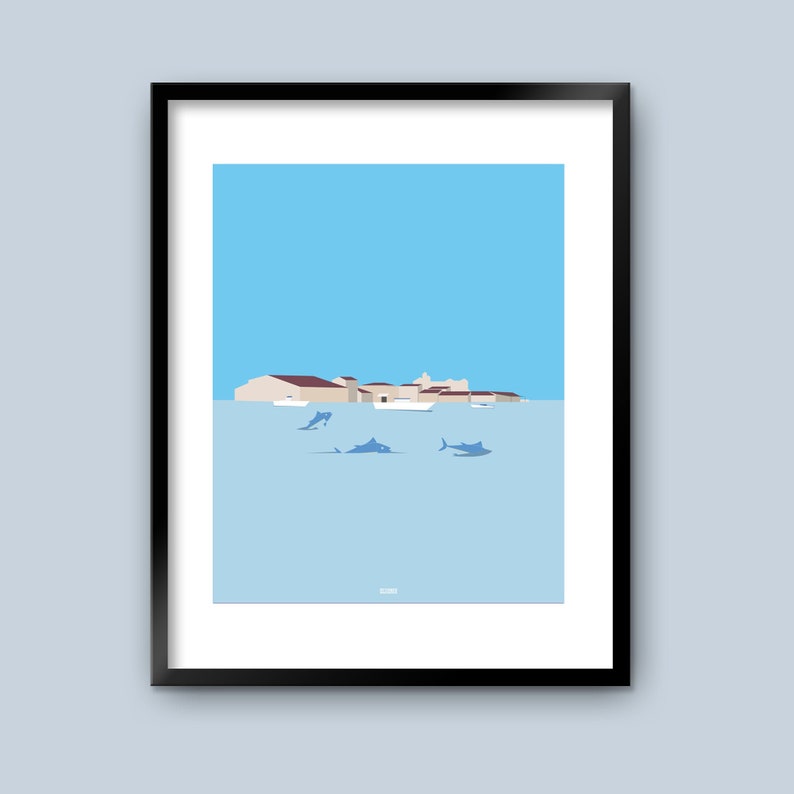 Art Print Old Tuna Factory Marzamemi Sicily