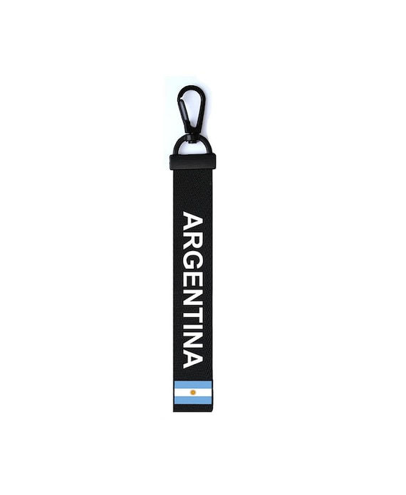 Argentina Key Chain Keyring Luggage Tag Zipper Pull Bag Argentine Flag Key Ring Argentina Key Chain Keyring Luggage Tag Zipper Pull Bag Argentine Flag Key Ring