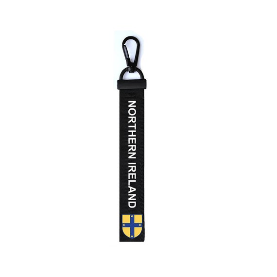Northern Ireland Key Chain Keyring Luggage Tag Zipper Pull Bag Irish Key Ring