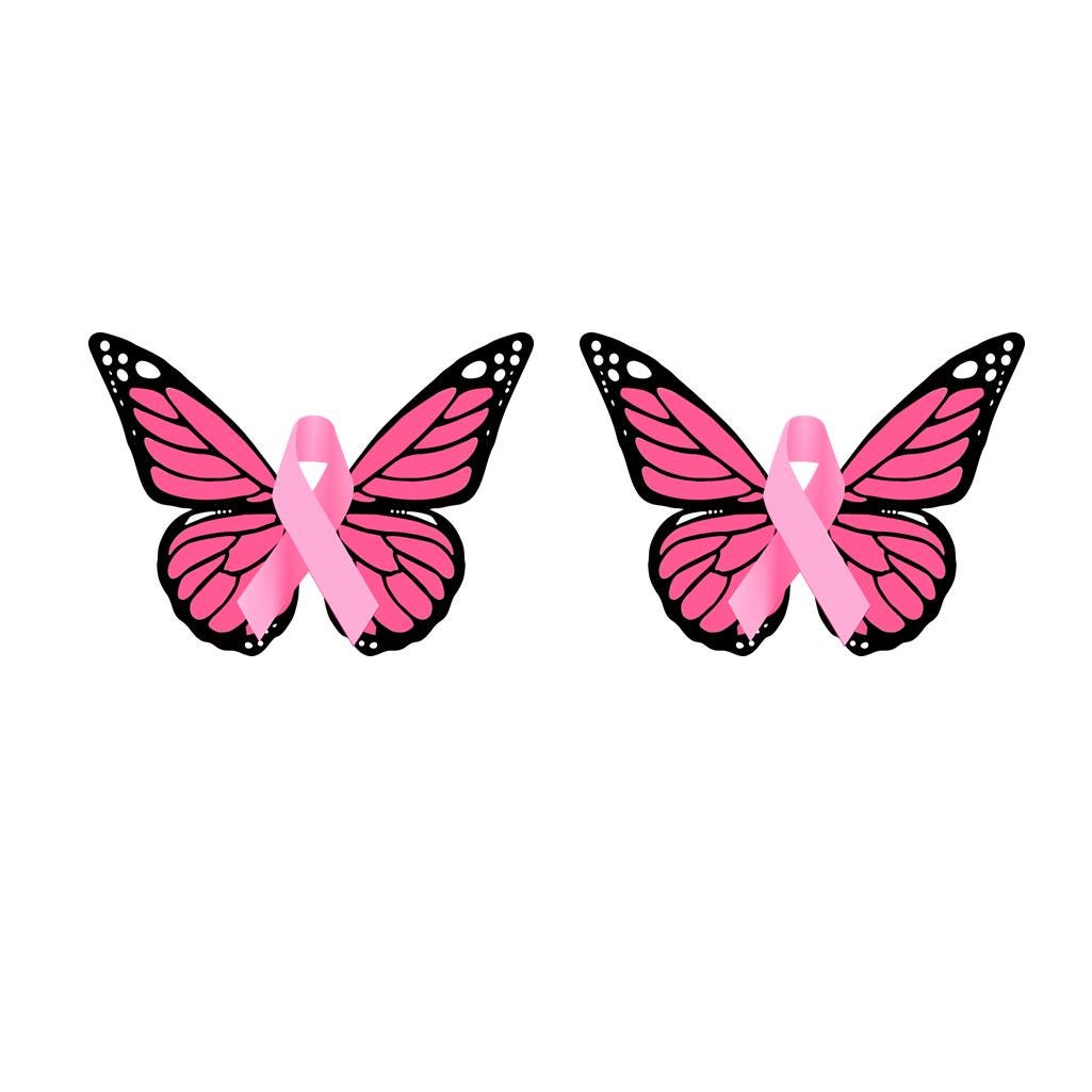 Tattooing Hope: Butterfly Ribbon for Breast Cancer