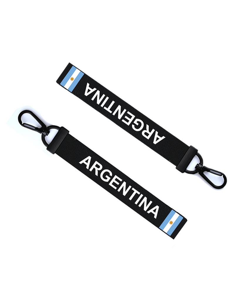 Argentina Key Chain Keyring Luggage Tag Zipper Pull Bag Argentine Flag Key Ring Argentina Key Chain Keyring Luggage Tag Zipper Pull Bag Argentine Flag Key Ring