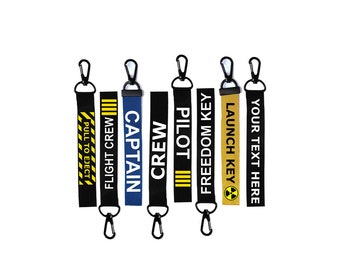 Pre printed Key Chain Key ring Luggage Tag Zipper Pull