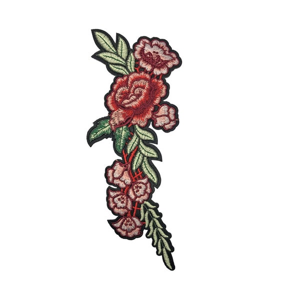 Sew on Large Roses Patch / Motif Sew on Large Roses Patch / Motif