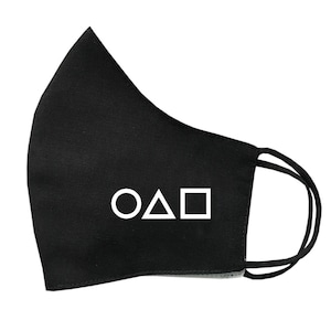 Squid Game Invitation stampa cotone Maschera protettiva Rivestimento protettivo lavabile riutilizzabile traspirante