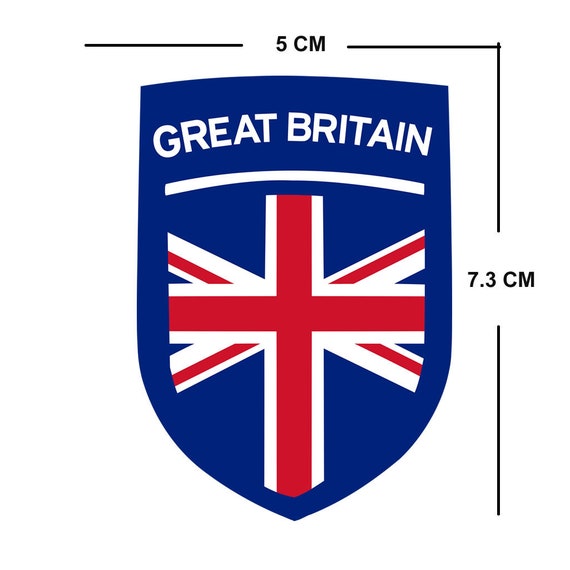Great Britian Shield Flag Text Union Jack United Kingdom Hoodie Pullover 