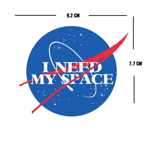 I Need My Space NERD Iron on Screen Print Fabric Heat Press - Etsy