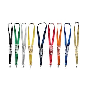Exhibitor printed Lanyard neck strap, ID HOLDER Safety Breakaway Clip UK Stock