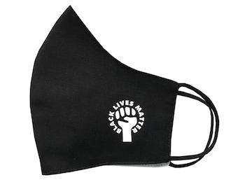 BLACK LIVES MATTER Face Mask Protective Covering Washable Reusable Breathable Cover