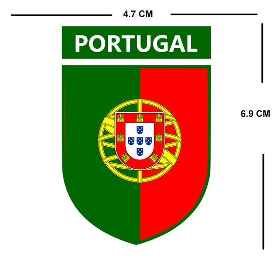 Portugal Flag Patch - Embroidered Iron-On Sew-On Badge For Jackets Bags Hats
