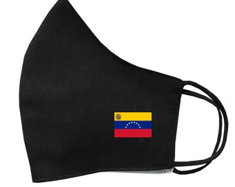 Venezuela Flag Face Mask Protective Covering Washable Reusable Venezuelam Flag