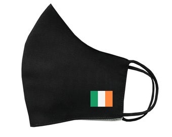 Irland Flagge Maske Schutzhülle waschbare wiederverwendbare atmungsaktive irische Maske