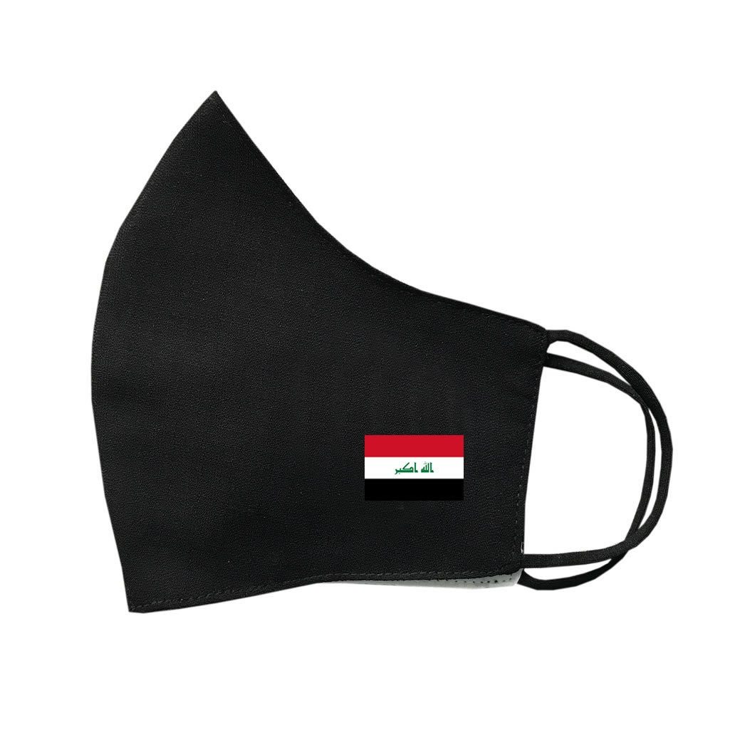 Irak Flagge Bedeckung Waschbar Wiederverwendbar Atmungsaktiv - .de