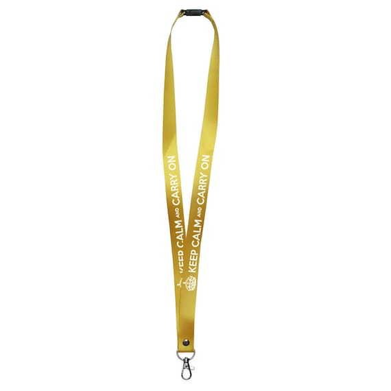 Free UK post. EXHIBITOR lanyard black 15mm with safety breakaway for ID /& keys
