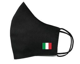 Italy Flag Mask Protective Covering Washable Reusable Breathable Italian Flag