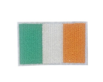 Ireland Flag Embroidery Patch Iron on or Sew on Lucky Irish St patrick's Day Eire