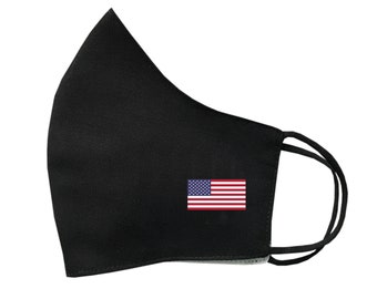 USA Flag Face Mask Protective Covering Washable Reusable Breathable Cover American Flag