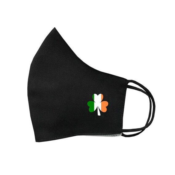 BLACK SHAMROCK Ear Loop Face Mask BLACK SHAMROCK Ear Loop Face Mask