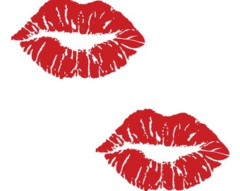 Kiss Mark Tattoo - Etsy Kiss Mark Tattoo - Etsy
