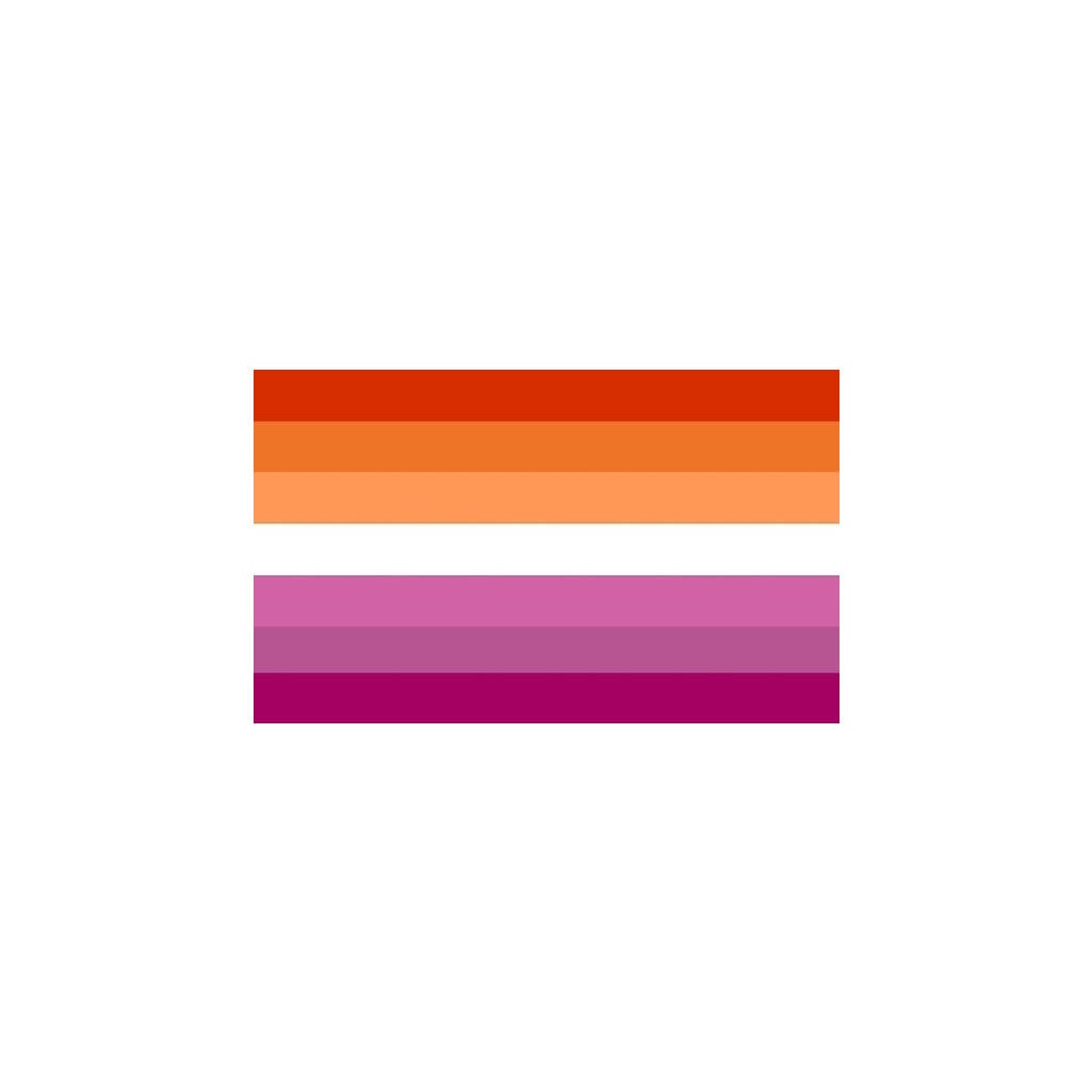 Lesbian Pride Flag Printed Grosgrain Ribbons 3 Inch,2 Inch,1-1/2 Inch,7/8  Inch,5/8 Inch,3/8 Inch 