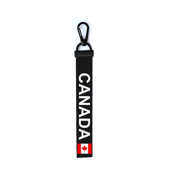Canada Key Chain Keyring Luggage Tag Zipper Pull Bag Canadian Flag Key Ring