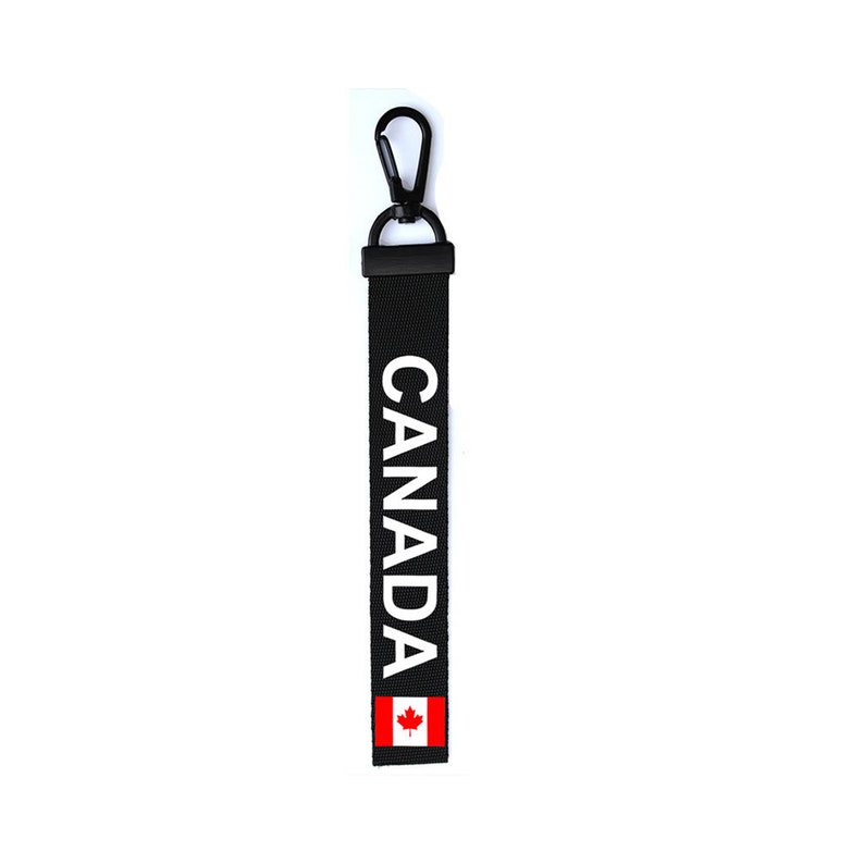Canada Key Chain Keyring Luggage Tag Zipper Pull Bag Canadian Etsy