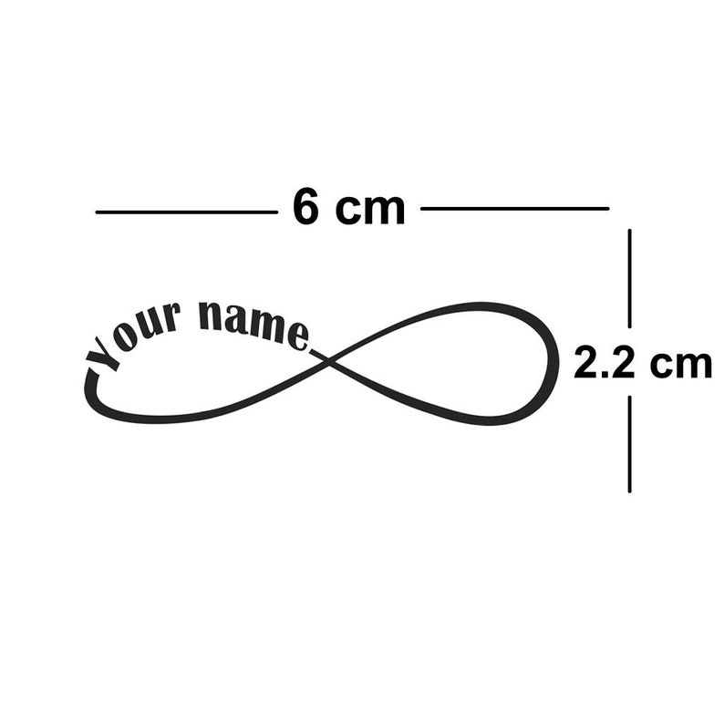 Custom / Personalized Temporary Tattoo Lasts a Week Wrist Etsy