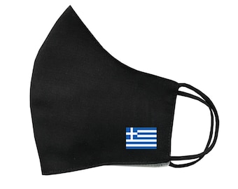 Greece Flag printed Mask Protective Covering Washable Reusable Breathable Greek Mask