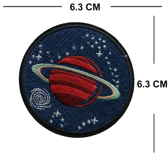 Planet Badge Iron Sew On Patch Embroidered Galaxy Space Star Embroidery Applique