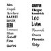 Set of 2 Custom Personalized Name / Font Temporary Tattoo of your choice long lasting 