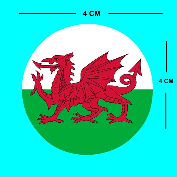 Wales Flaggen Pin – 2x2 Cm, Aus Hartemaille, Mit Steckverschluss