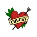 Chucky Heart arrow TEMPORARY TATTOO Waterproof forever love 
